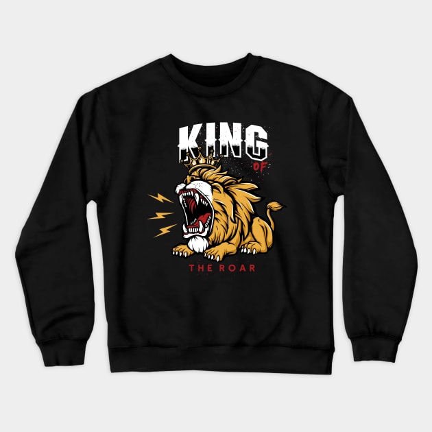 king of the roar Crewneck Sweatshirt by cithu09